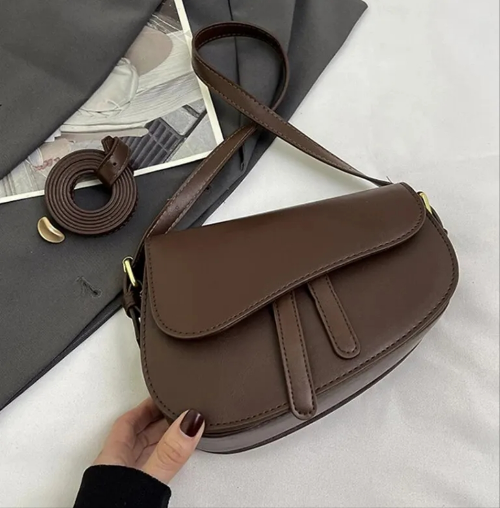 Sac à main Kylie marron foncé