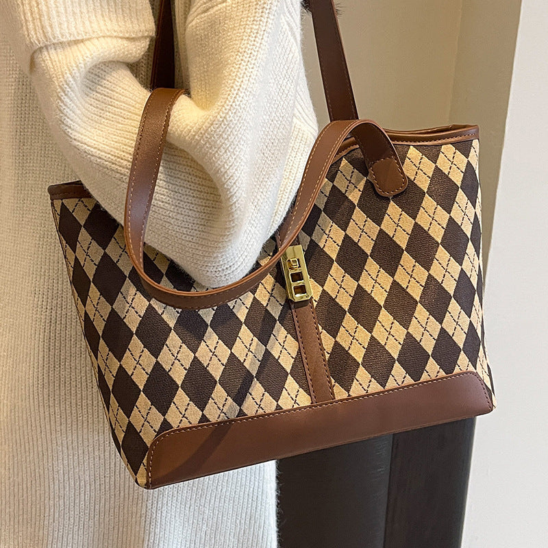 Sac à main Norma - noir / beige