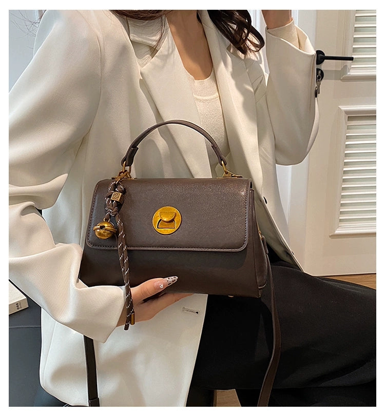 Sac à main Saphira - marron foncé