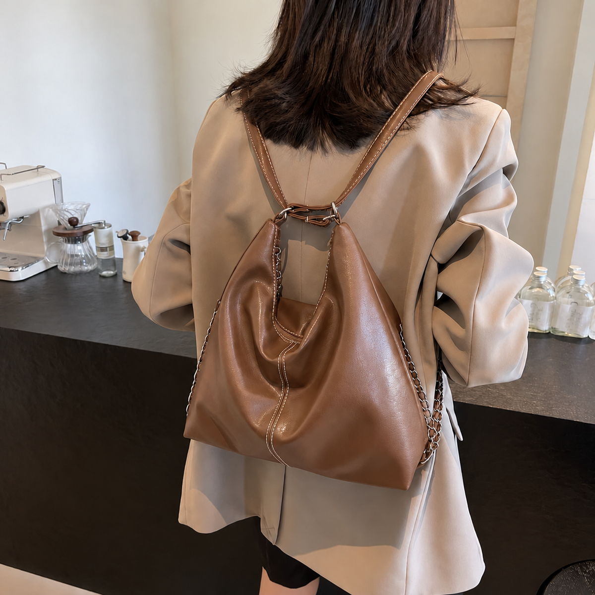 Sac à main / sac à main Erma - marron
