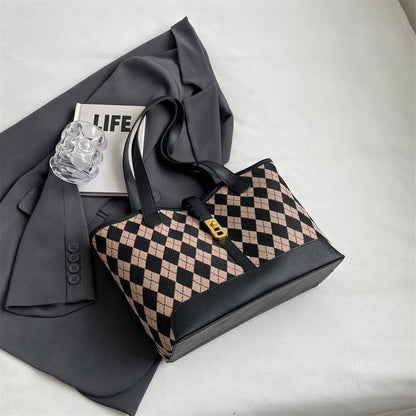 Sac à main Norma - noir / beige