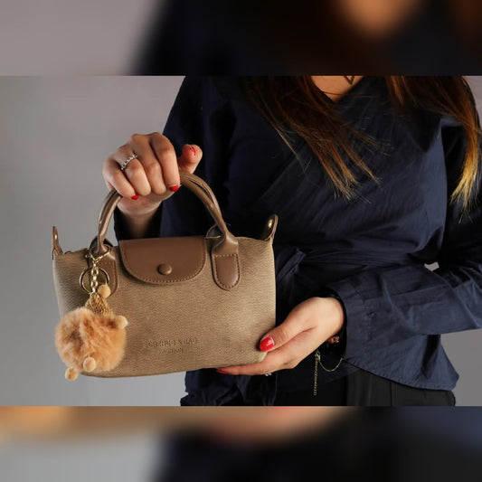 Sac à main Esmi - crème/ marron
