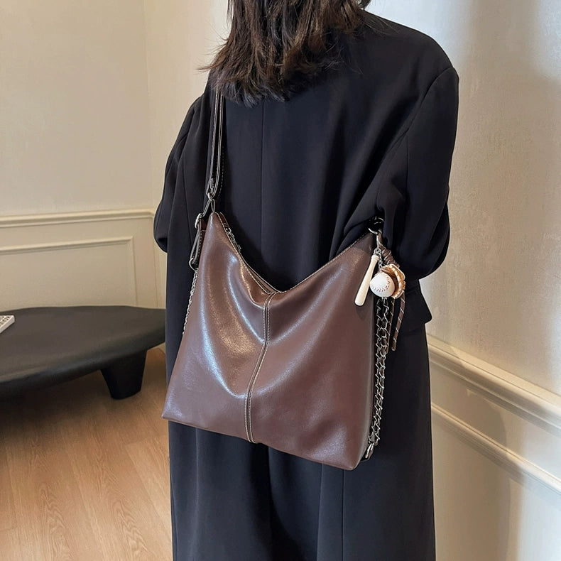 Sac à main / sac à main Erma - marron foncé