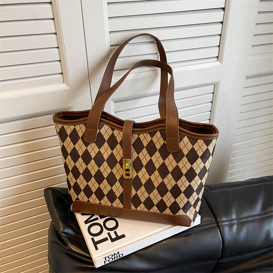 Sac à main Norma - marron / beige
