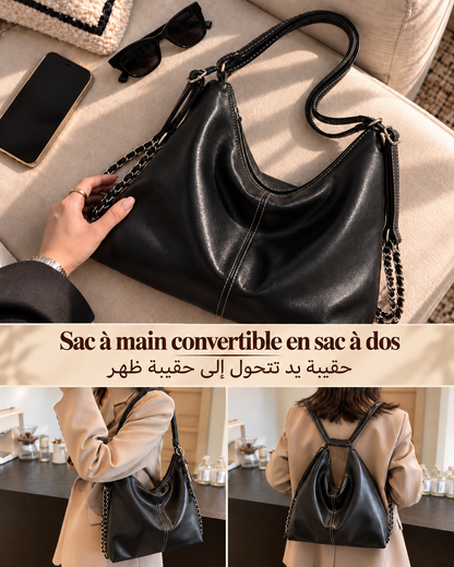 Sac à main / sac à dos Erma - noir