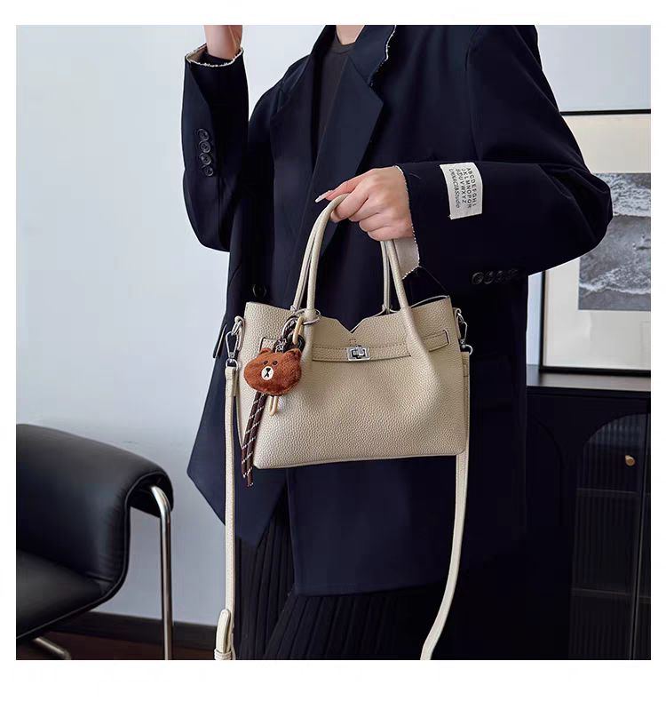 Sac à main Leslie - beige (2 pièces)