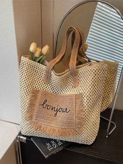 Tote bag Bonjour