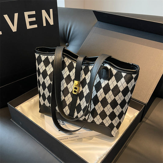 Sac à main Norma - noir/blanc