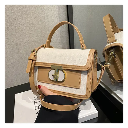 Sac à main Ashley - blanc/beige