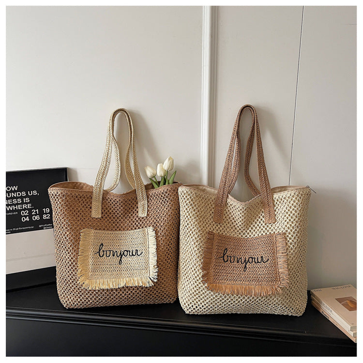 Tote bag Bonjour