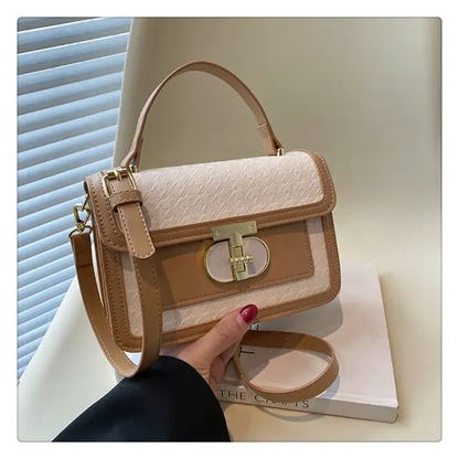 Sac à main Ashley - blanc/beige