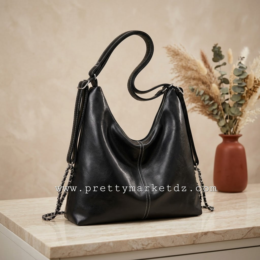 Sac à main / sac à dos Erma - noir