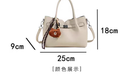 Sac à main Leslie - beige (2 pièces)