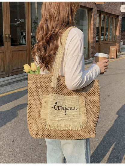 Tote bag Bonjour