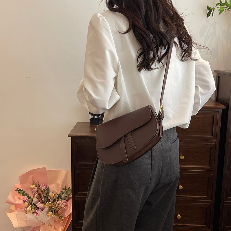 Sac à main Kylie marron foncé