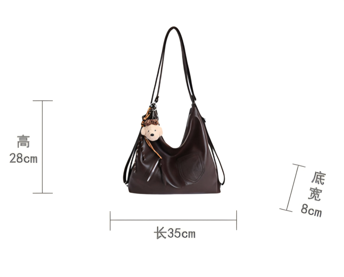 Sac sac à dos Dina - marron chocolat