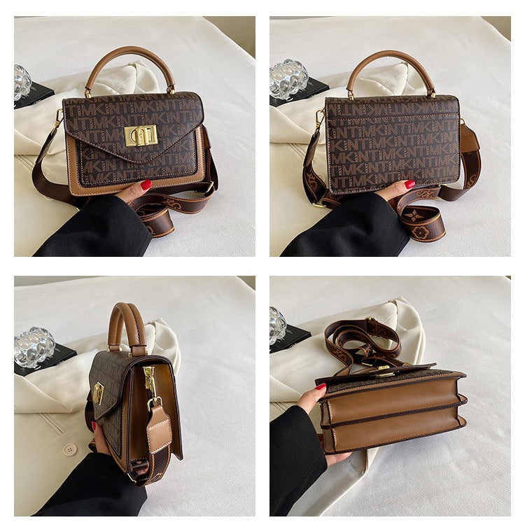 Sac à main Malika - marron / beige