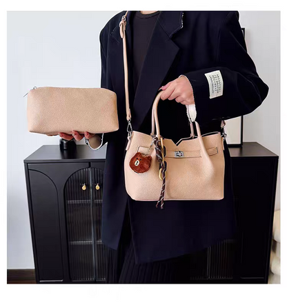 Sac à main Leslie - rose (2 pièces)
