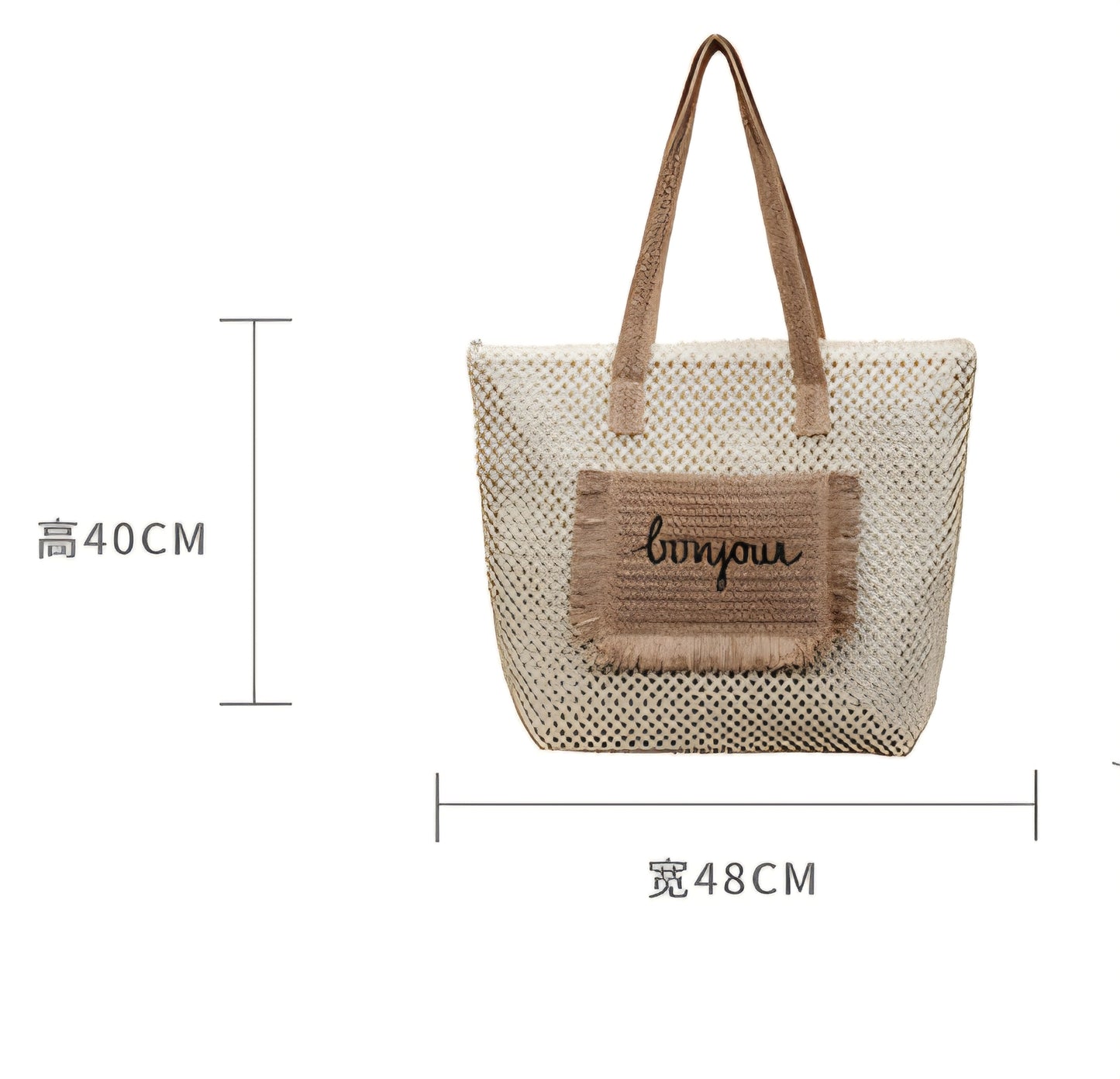 Tote bag Bonjour
