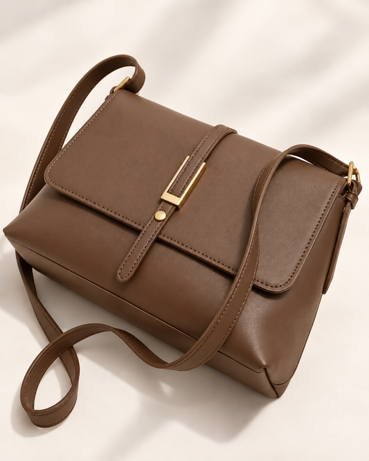 Sac à main Auréa- marron